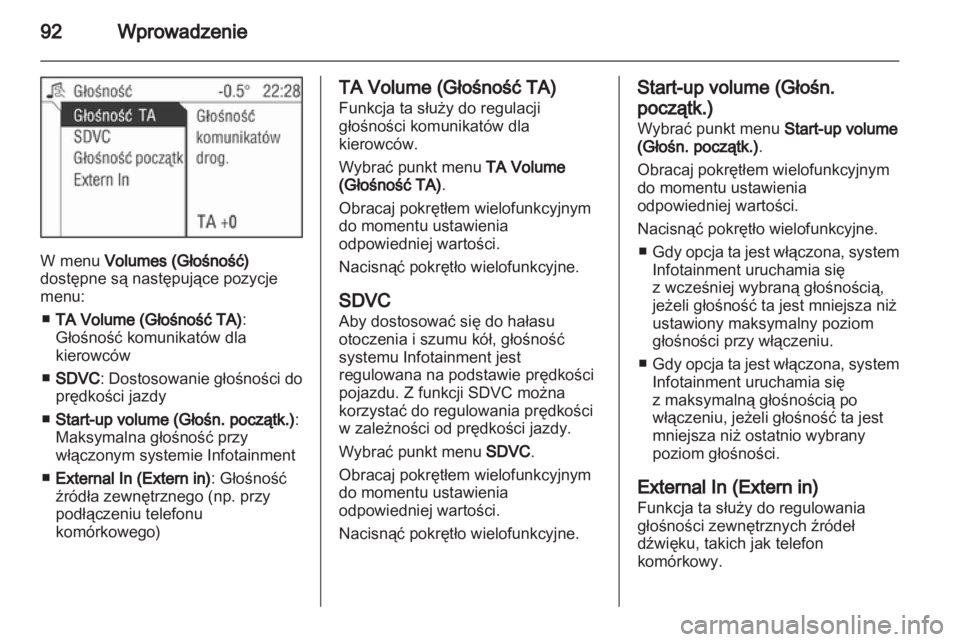 OPEL CORSA 2010.5  Instrukcja obsługi systemu audio-nawigacyjnego (in Polish) 