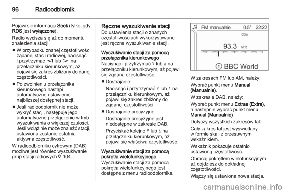 OPEL CORSA 2010.5  Instrukcja obsługi systemu audio-nawigacyjnego (in Polish) 