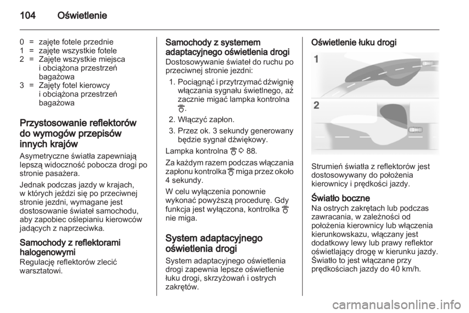 OPEL CORSA 2010.5  Instrukcja obsługi (in Polish) 