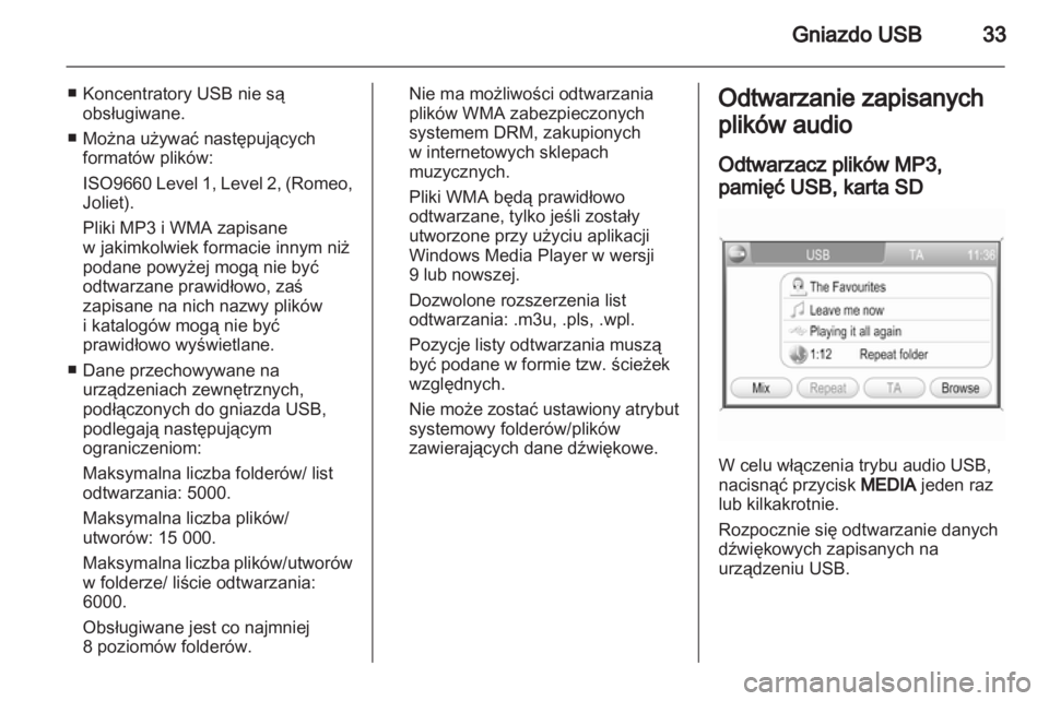 OPEL CORSA 2011  Instrukcja obsługi systemu audio-nawigacyjnego (in Polish) 