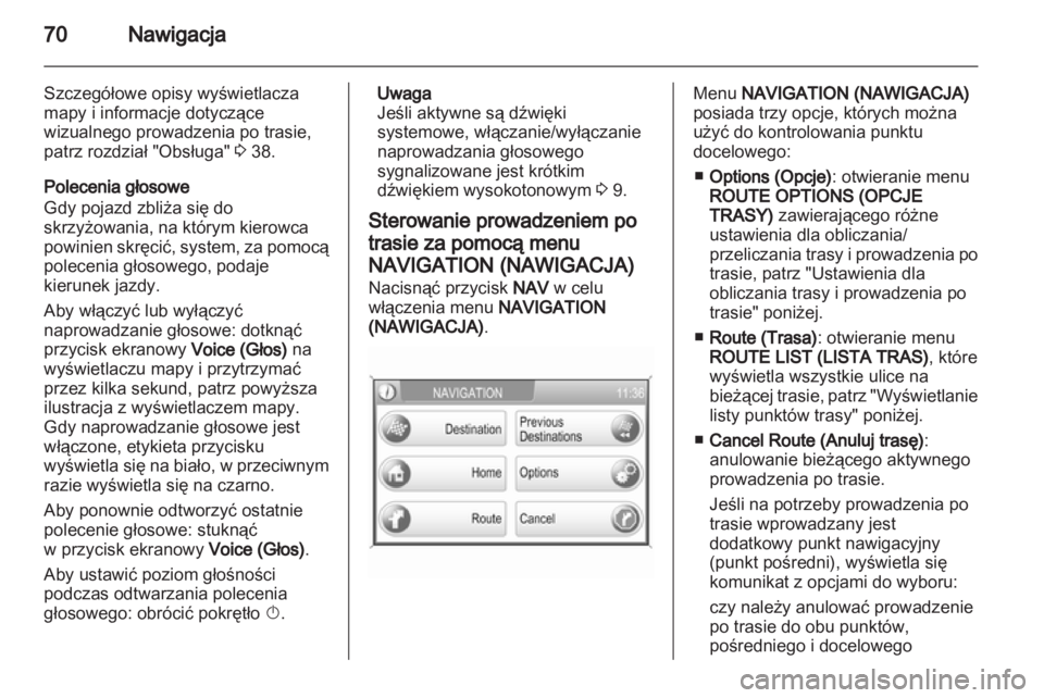 OPEL CORSA 2011  Instrukcja obsługi systemu audio-nawigacyjnego (in Polish) 