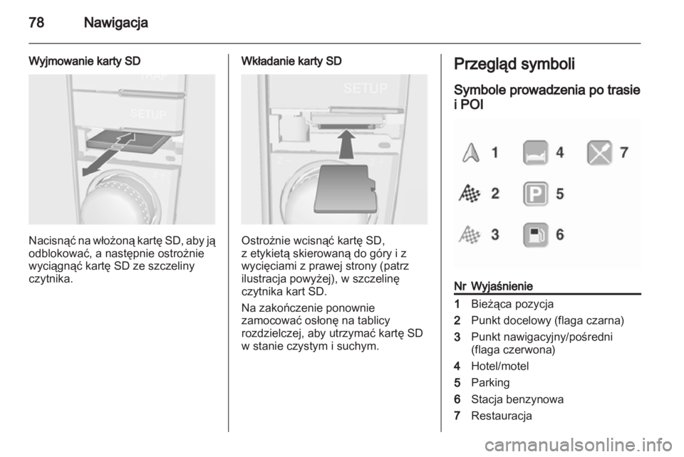 OPEL CORSA 2011  Instrukcja obsługi systemu audio-nawigacyjnego (in Polish) 
