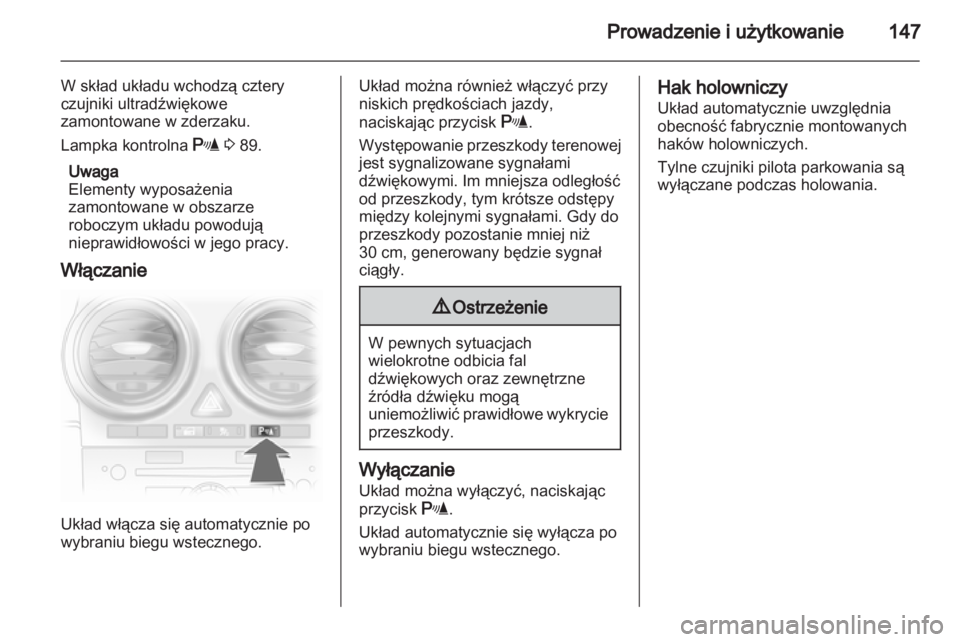 OPEL CORSA 2011  Instrukcja obsługi (in Polish) 
