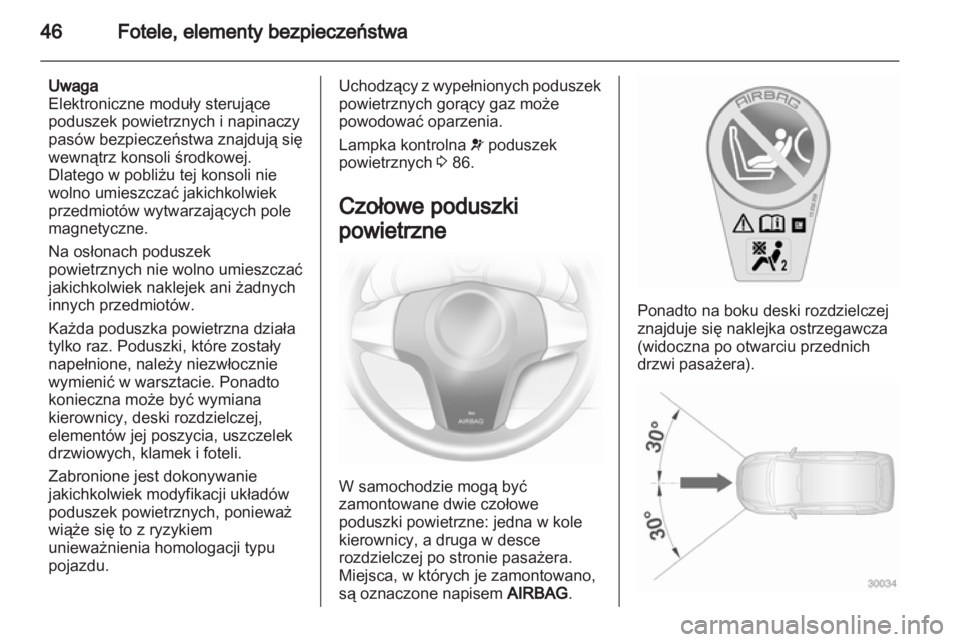 OPEL CORSA 2011  Instrukcja obsługi (in Polish) 
