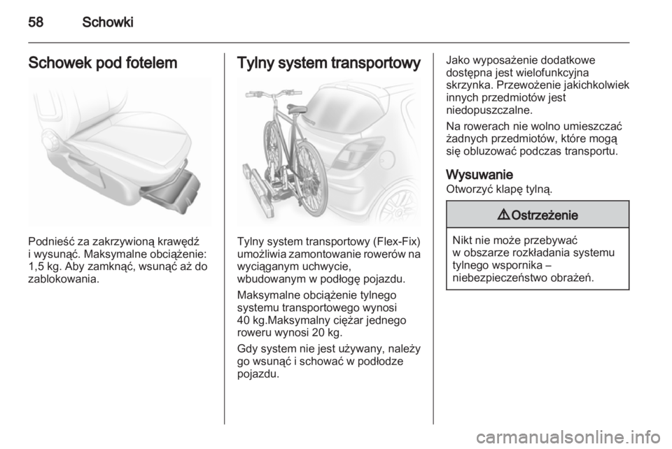 OPEL CORSA 2011  Instrukcja obsługi (in Polish) 