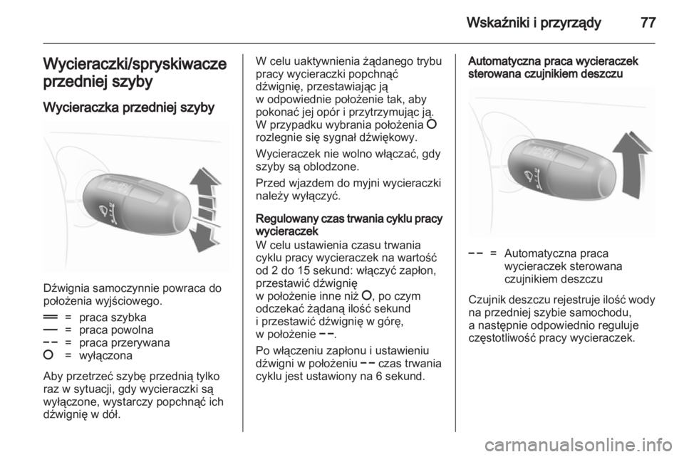 OPEL CORSA 2011  Instrukcja obsługi (in Polish) 