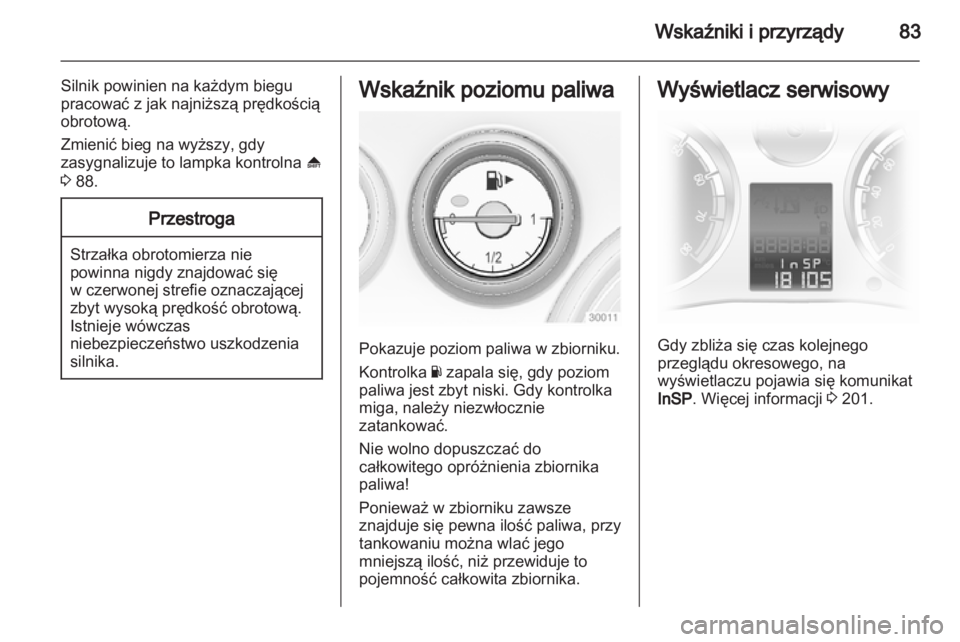 OPEL CORSA 2011  Instrukcja obsługi (in Polish) 