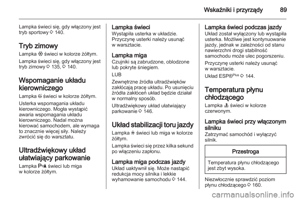 OPEL CORSA 2011  Instrukcja obsługi (in Polish) 