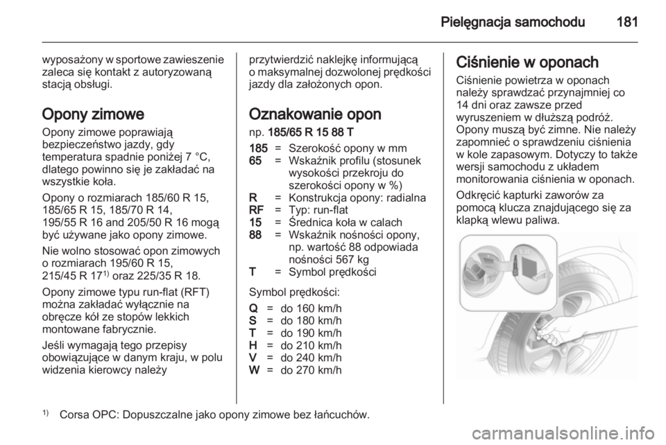 OPEL CORSA 2011.5  Instrukcja obsługi (in Polish) 