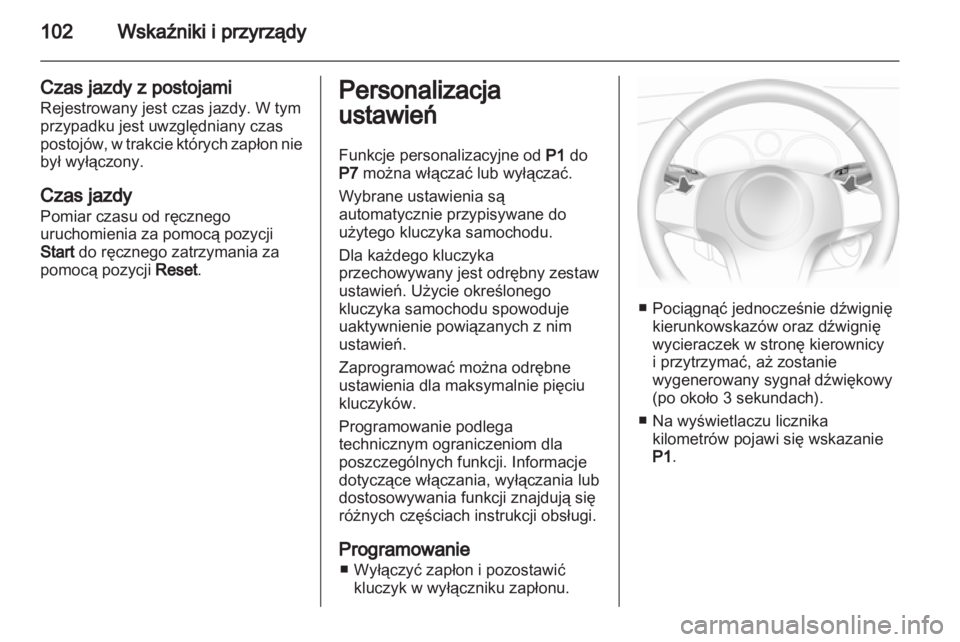 OPEL CORSA 2012  Instrukcja obsługi (in Polish) 