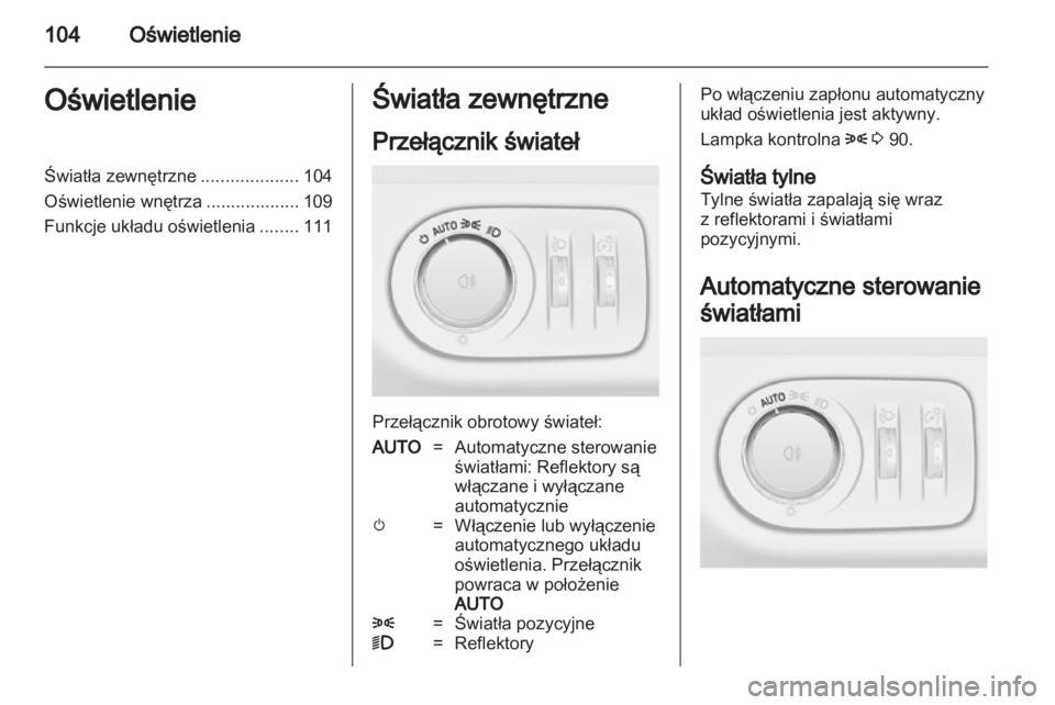 OPEL CORSA 2012  Instrukcja obsługi (in Polish) 