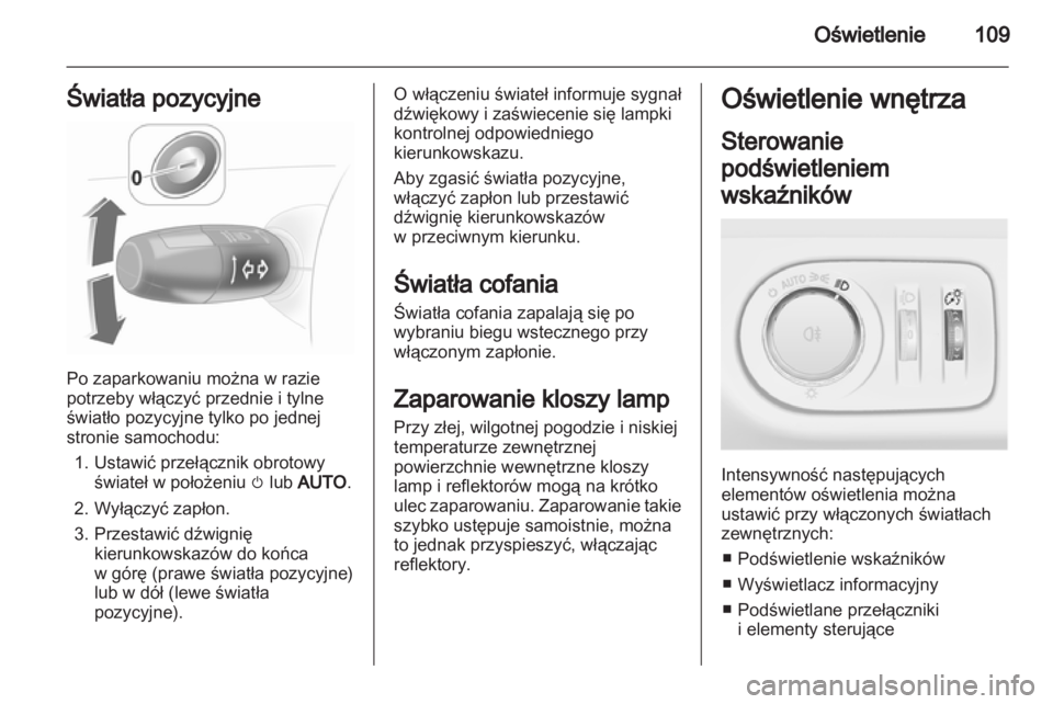 OPEL CORSA 2012  Instrukcja obsługi (in Polish) 