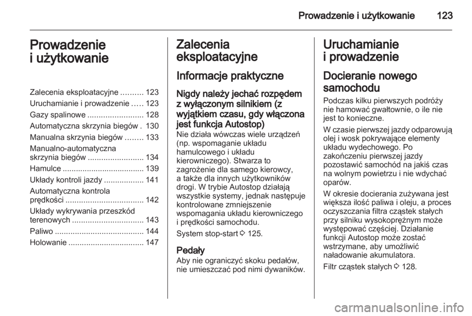 OPEL CORSA 2012  Instrukcja obsługi (in Polish) 