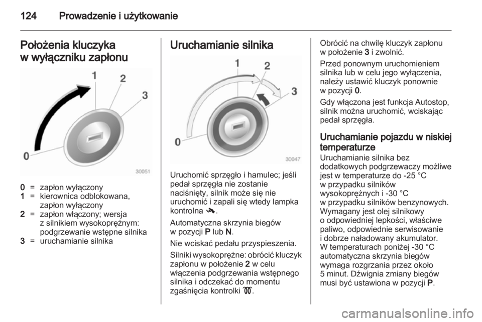 OPEL CORSA 2012  Instrukcja obsługi (in Polish) 