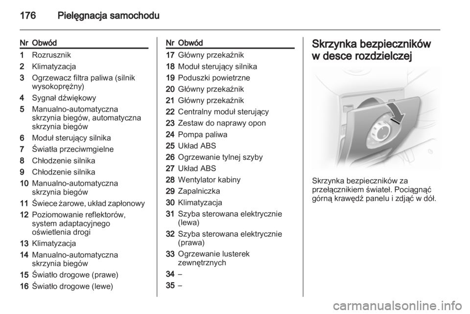OPEL CORSA 2012  Instrukcja obsługi (in Polish) 