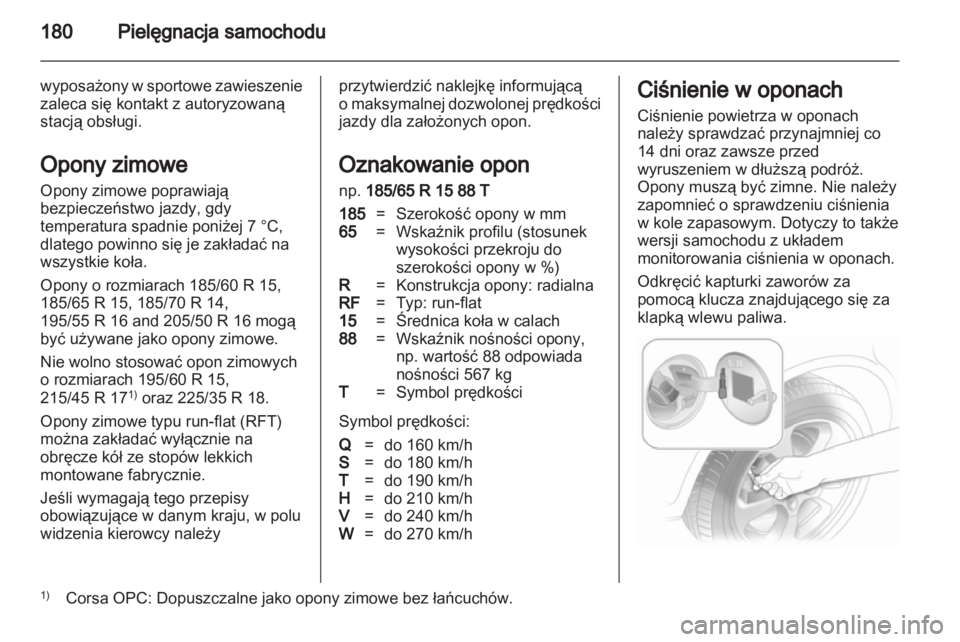 OPEL CORSA 2012  Instrukcja obsługi (in Polish) 