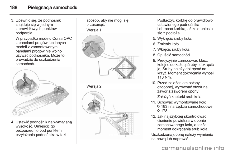 OPEL CORSA 2012  Instrukcja obsługi (in Polish) 