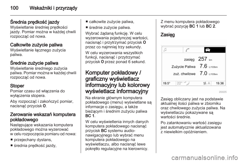 OPEL CORSA 2012.5  Instrukcja obsługi (in Polish) 