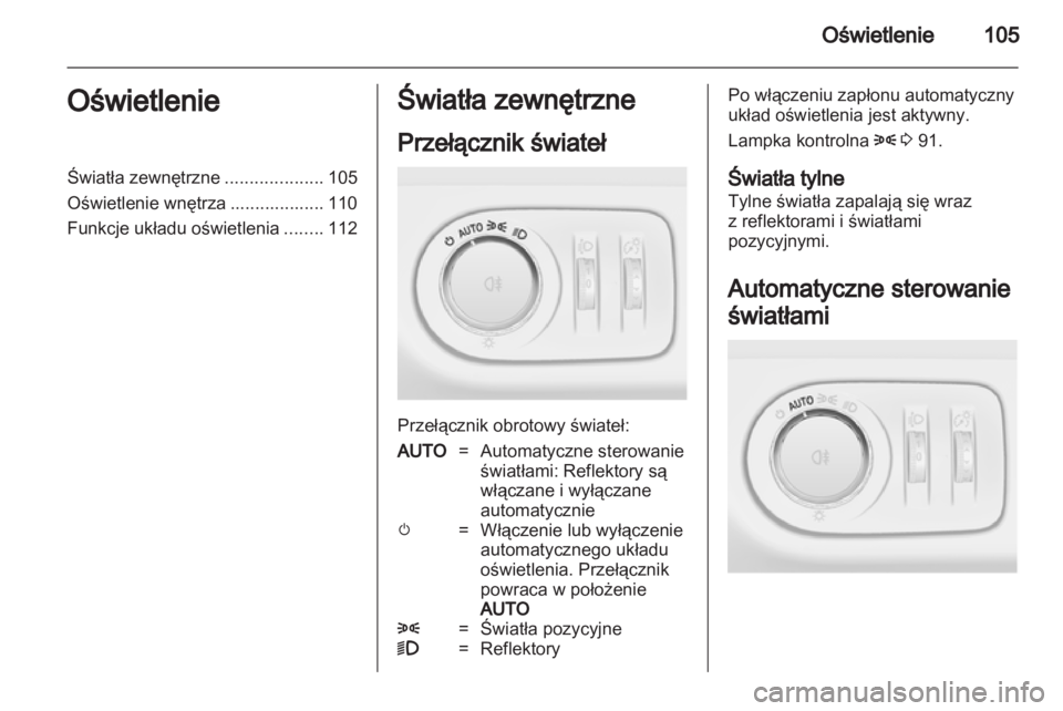 OPEL CORSA 2012.5  Instrukcja obsługi (in Polish) 