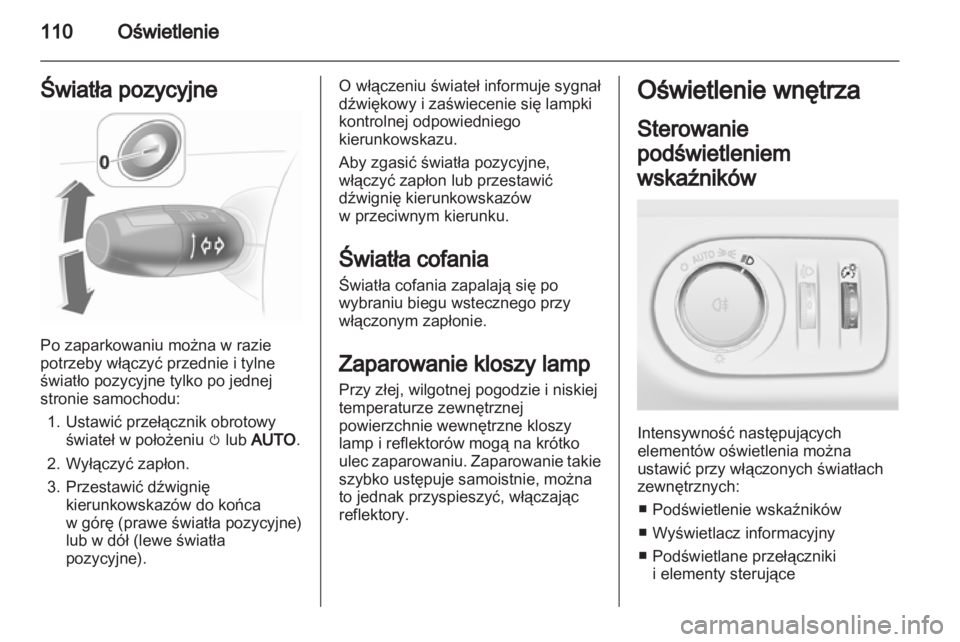 OPEL CORSA 2012.5  Instrukcja obsługi (in Polish) 