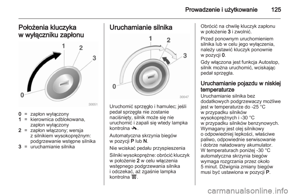 OPEL CORSA 2012.5  Instrukcja obsługi (in Polish) 