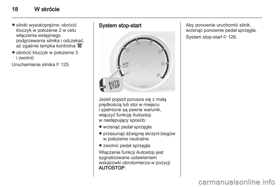 OPEL CORSA 2012.5  Instrukcja obsługi (in Polish) 