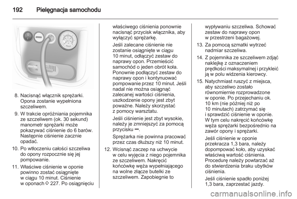 OPEL CORSA 2012.5  Instrukcja obsługi (in Polish) 