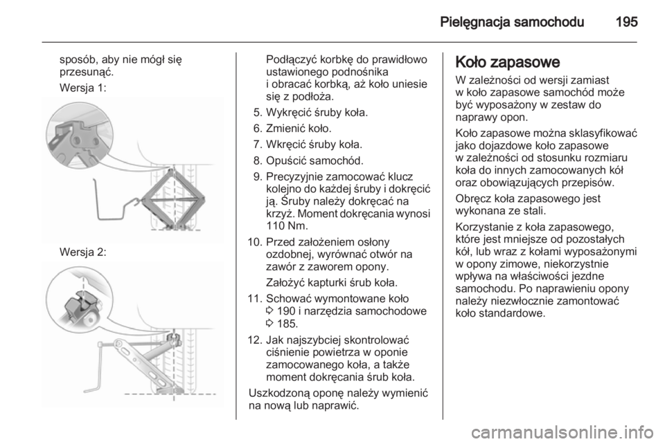 OPEL CORSA 2012.5  Instrukcja obsługi (in Polish) 