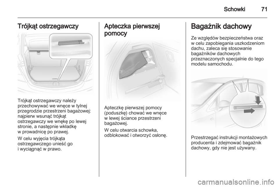 OPEL CORSA 2012.5  Instrukcja obsługi (in Polish) 