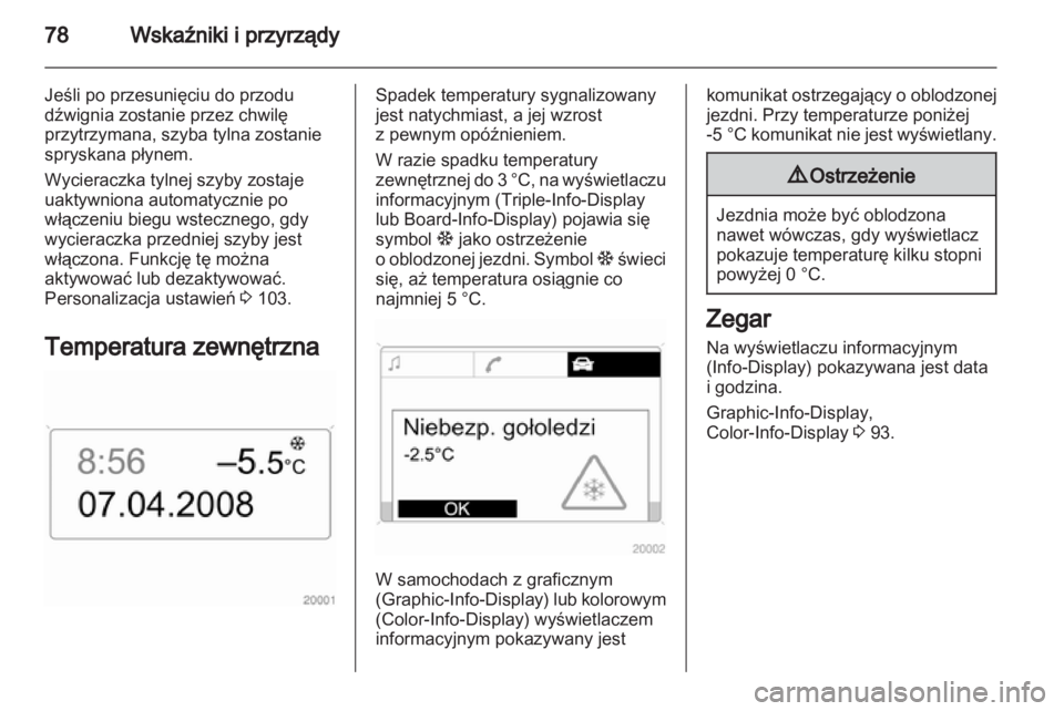 OPEL CORSA 2012.5  Instrukcja obsługi (in Polish) 