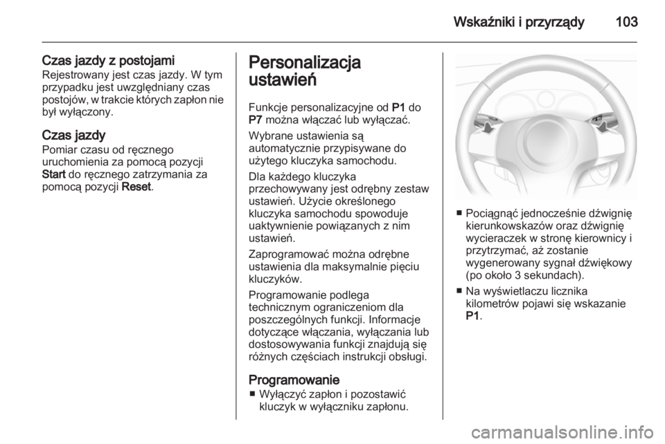 OPEL CORSA 2013  Instrukcja obsługi (in Polish) 