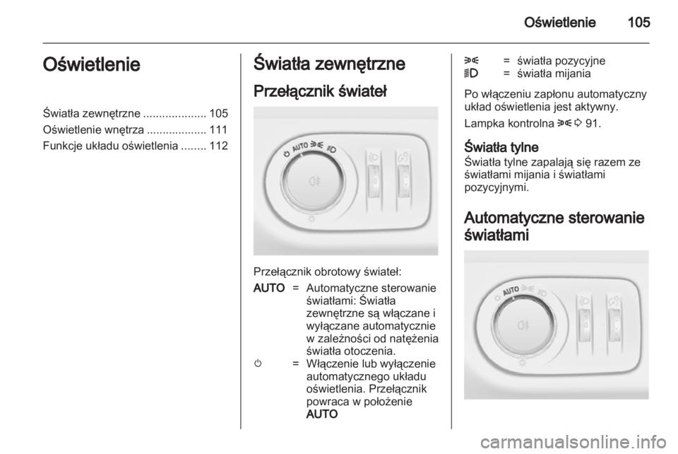 OPEL CORSA 2013  Instrukcja obsługi (in Polish) 