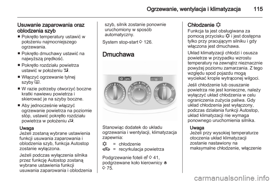 OPEL CORSA 2013  Instrukcja obsługi (in Polish) 