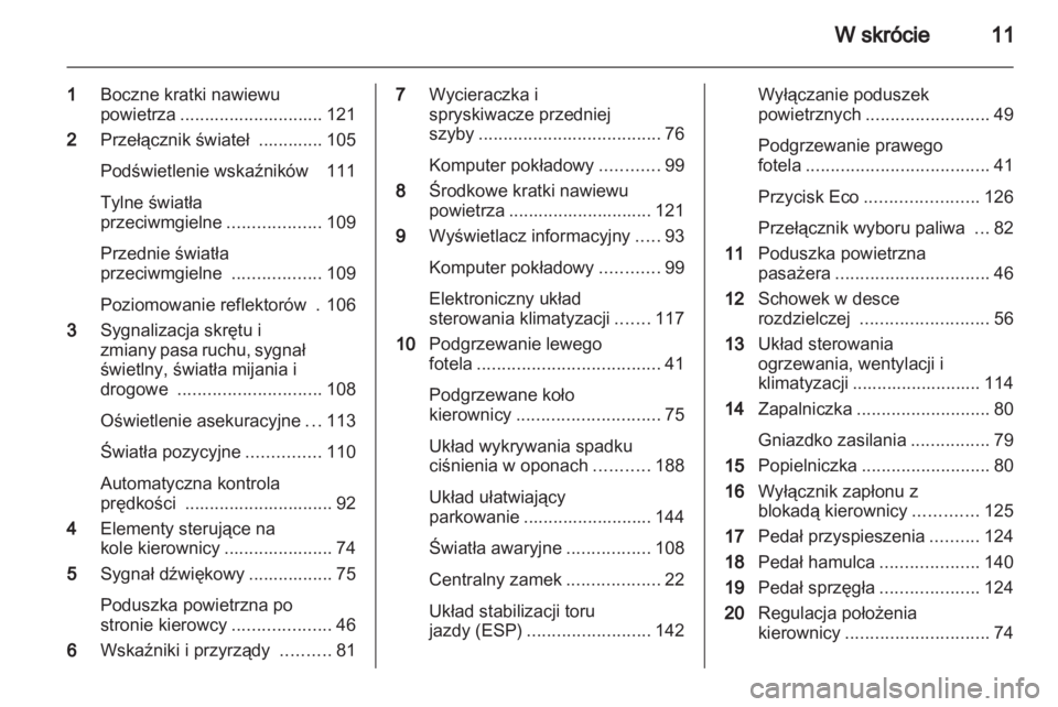 OPEL CORSA 2013  Instrukcja obsługi (in Polish) 