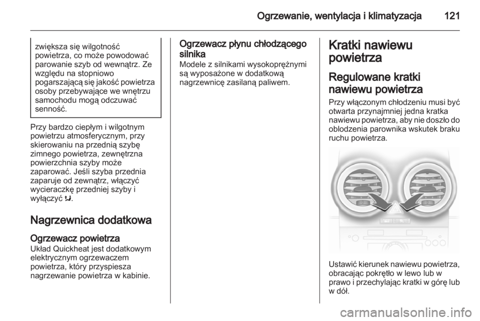 OPEL CORSA 2013  Instrukcja obsługi (in Polish) 