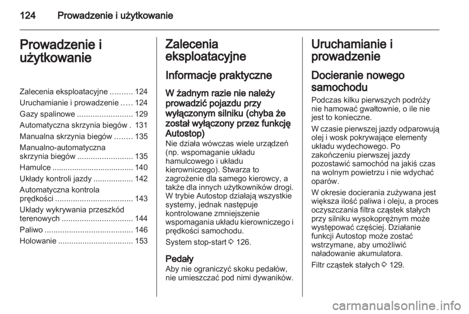 OPEL CORSA 2013  Instrukcja obsługi (in Polish) 