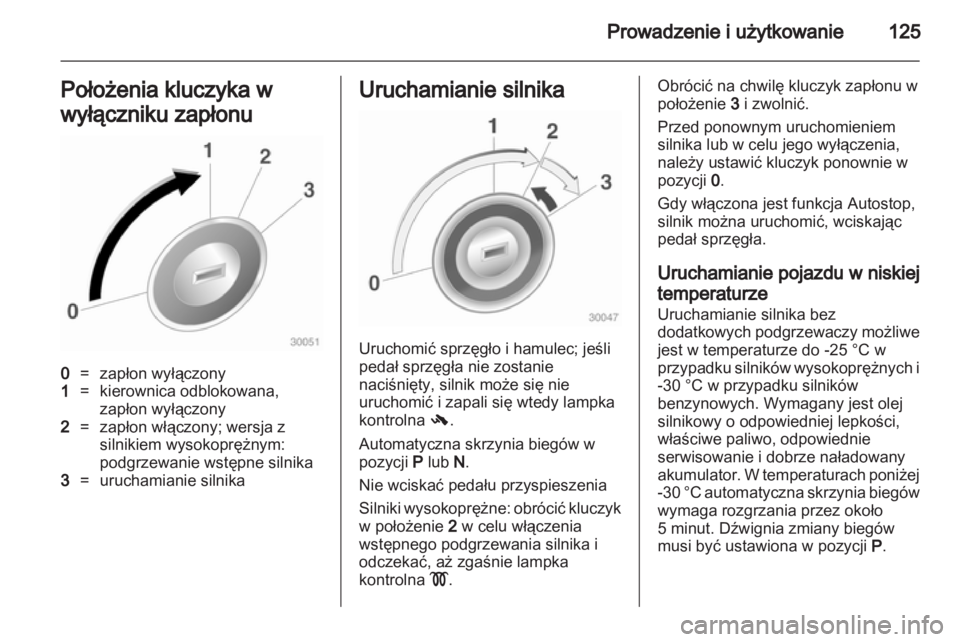 OPEL CORSA 2013  Instrukcja obsługi (in Polish) 