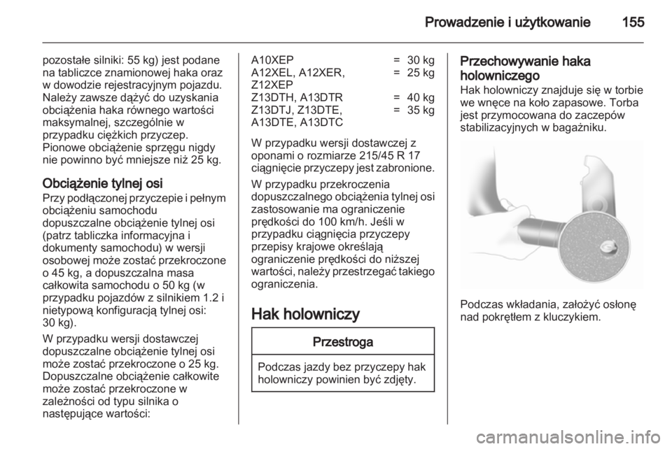 OPEL CORSA 2013  Instrukcja obsługi (in Polish) 