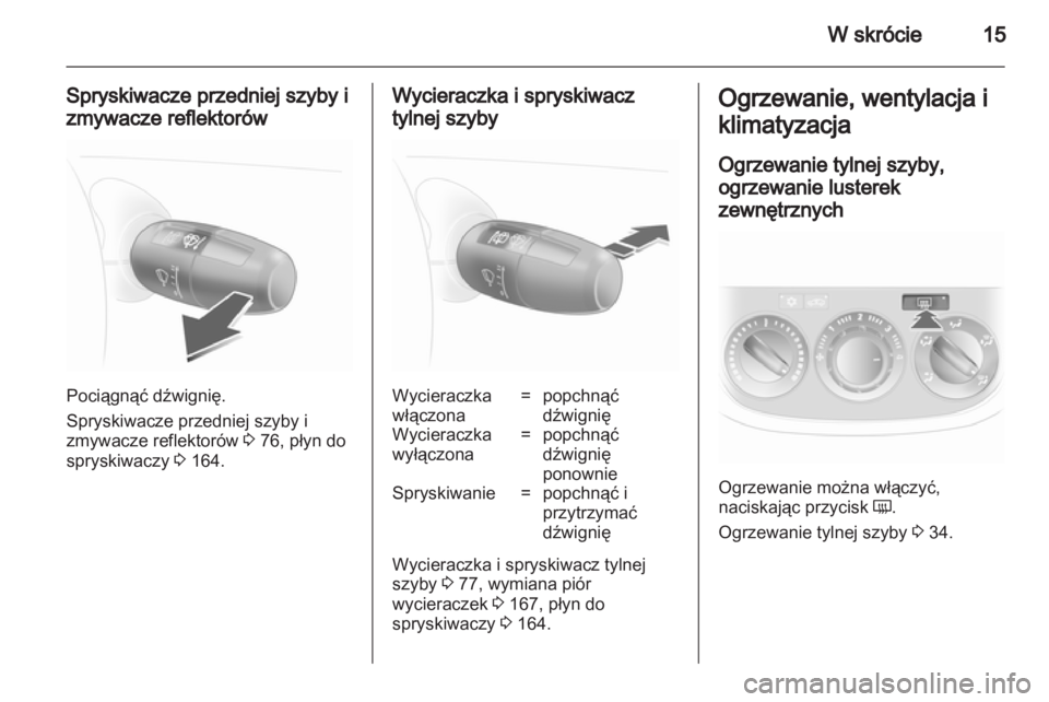 OPEL CORSA 2013  Instrukcja obsługi (in Polish) 