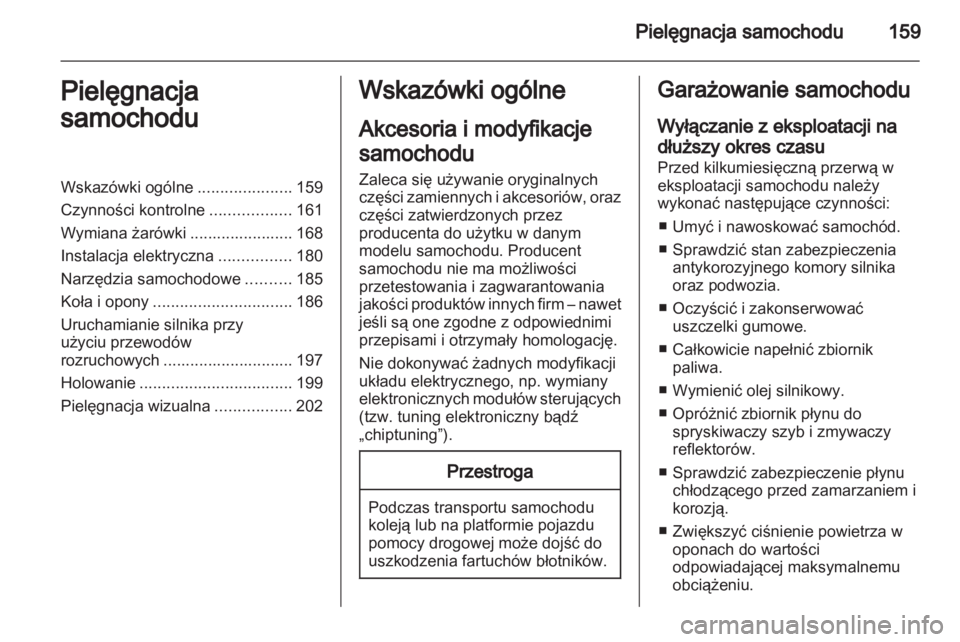 OPEL CORSA 2013  Instrukcja obsługi (in Polish) 
