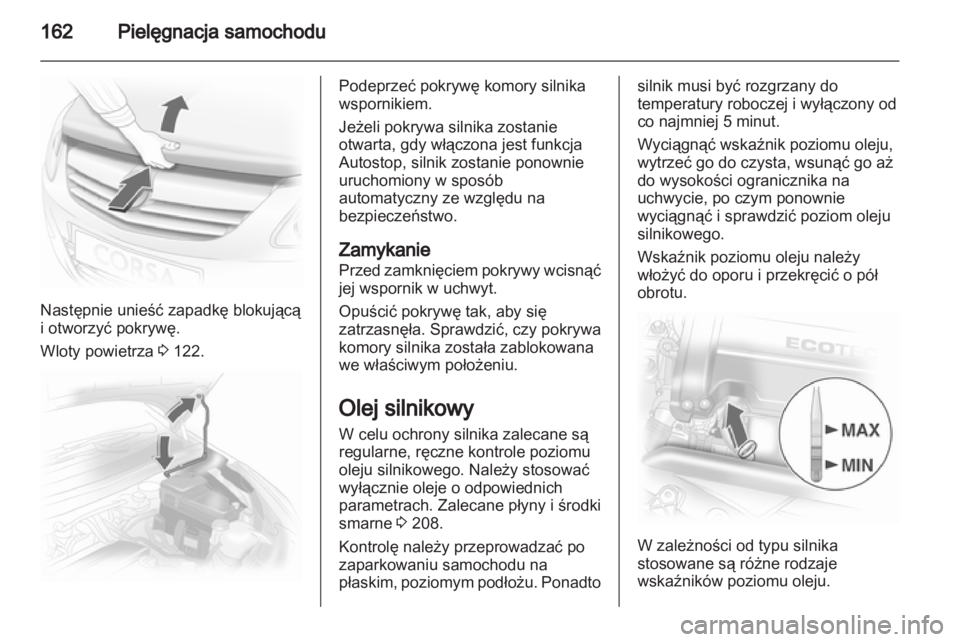 OPEL CORSA 2013  Instrukcja obsługi (in Polish) 