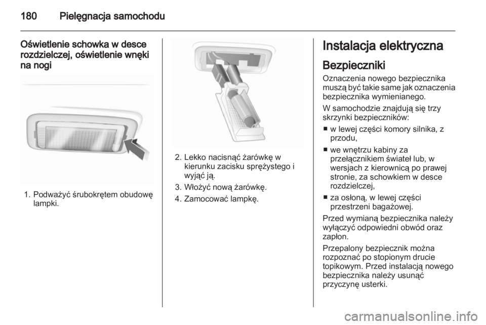OPEL CORSA 2013  Instrukcja obsługi (in Polish) 