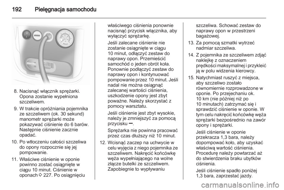 OPEL CORSA 2013  Instrukcja obsługi (in Polish) 