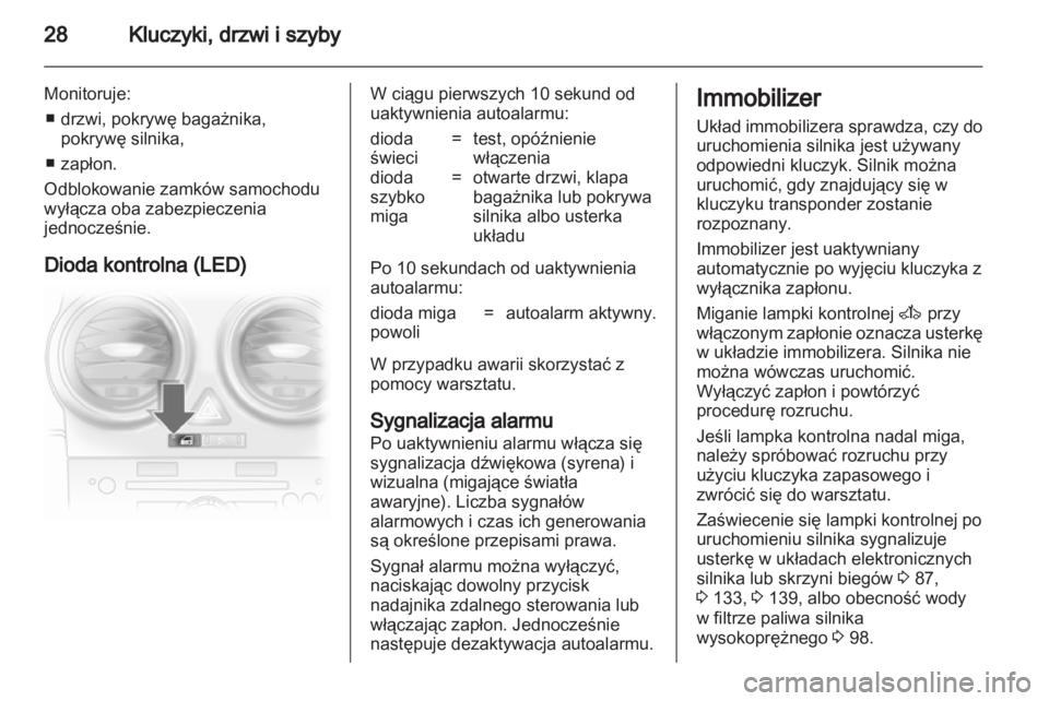 OPEL CORSA 2013  Instrukcja obsługi (in Polish) 