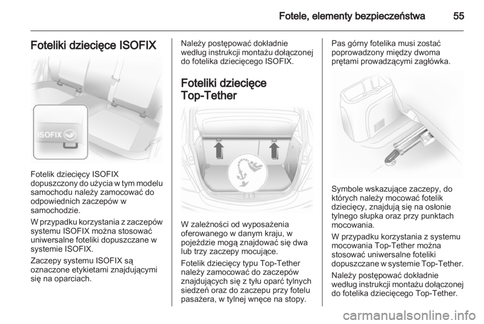 OPEL CORSA 2013  Instrukcja obsługi (in Polish) 