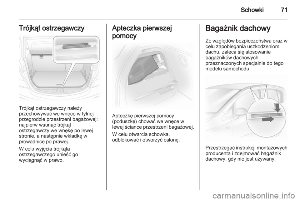 OPEL CORSA 2013  Instrukcja obsługi (in Polish) 