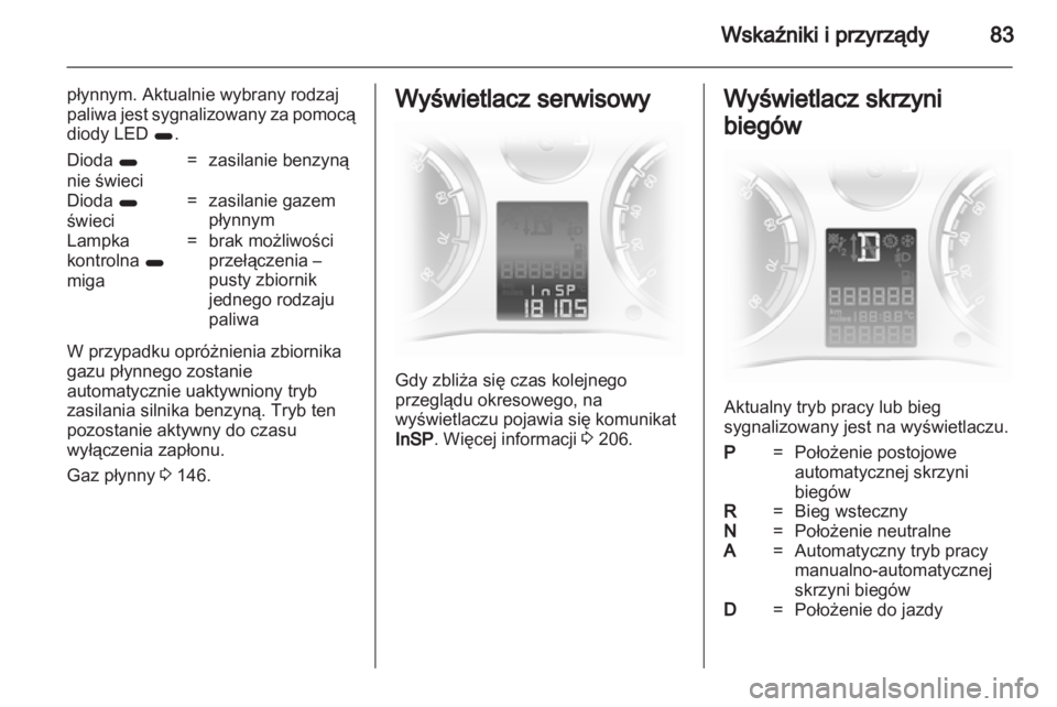 OPEL CORSA 2013  Instrukcja obsługi (in Polish) 