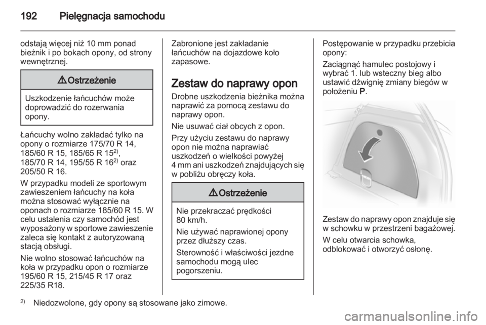 OPEL CORSA 2013.5  Instrukcja obsługi (in Polish) 