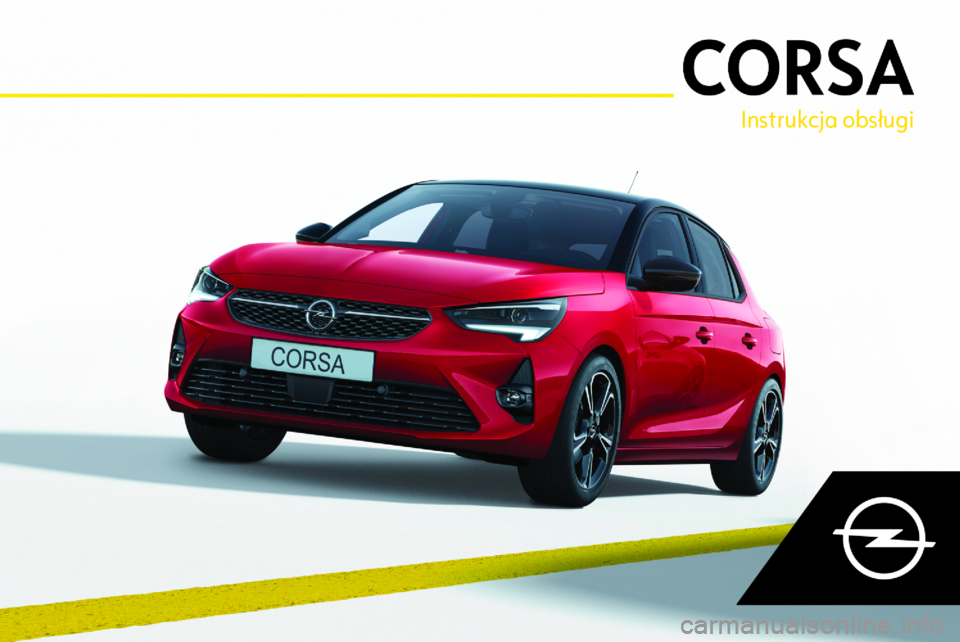 OPEL CORSA F 2020  Instrukcja obsługi (in Polish) Instrukcja obsługi 