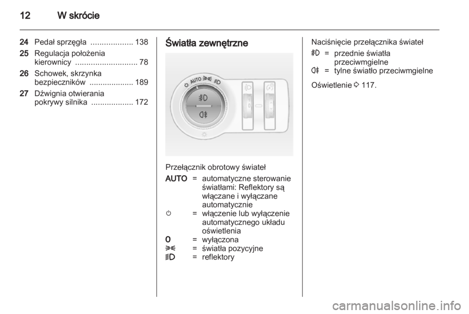 OPEL INSIGNIA 2010.5  Instrukcja obsługi (in Polish) 
